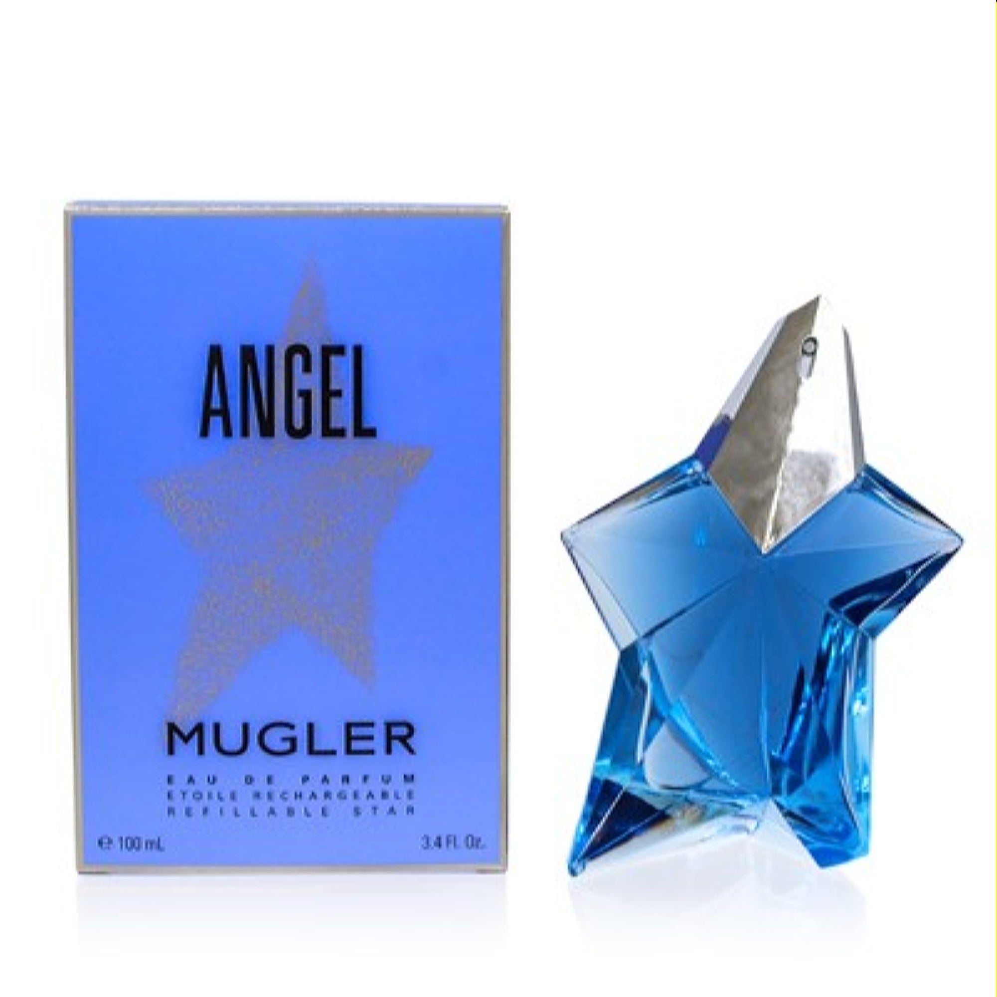 Mugler Women's Angel Thierry Mugler Edp Spray Refillable 3.4 Oz (100 Ml) 3439600056655