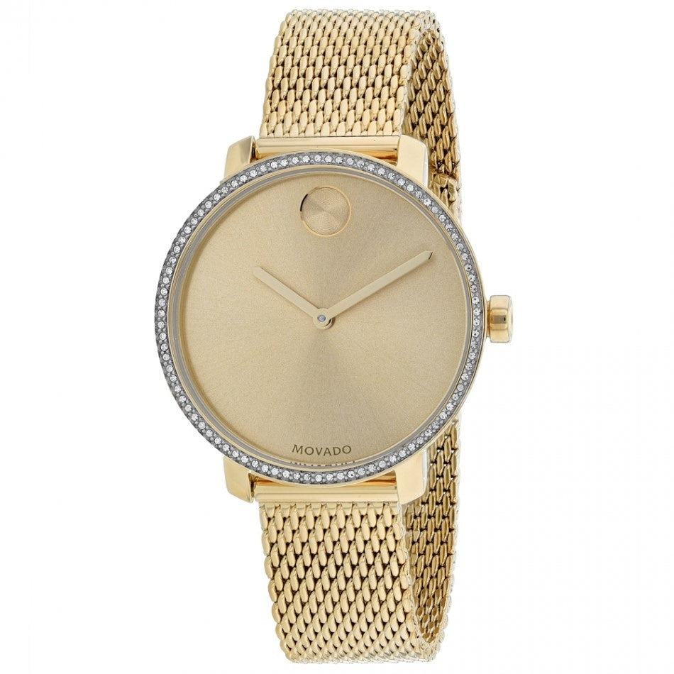 Movado Bold Quartz Gold-Tone Dial Women's Watch 3600656