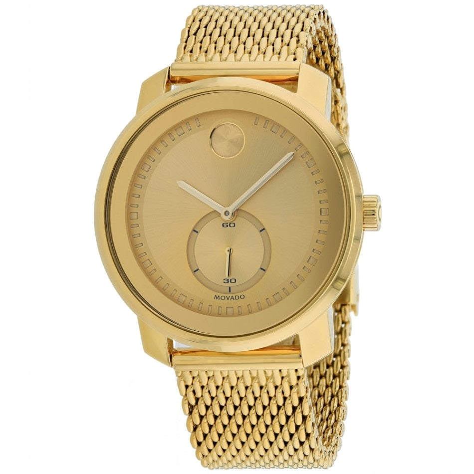 Movado Bold Quartz Gold-Tone Dial Men's Watch 3600678