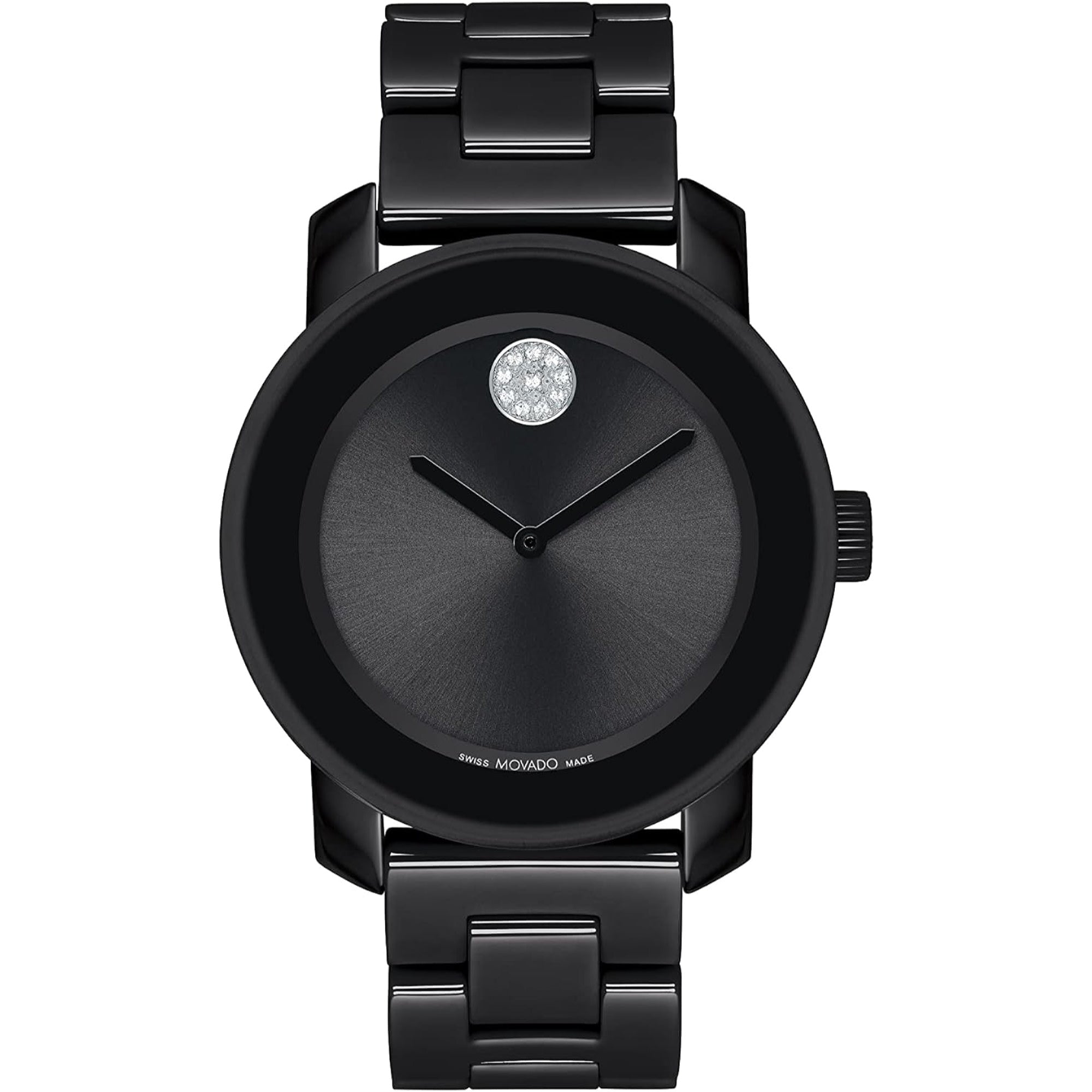 Movado Bold Ceramic Quartz Black Dial Women's Watch 3600803