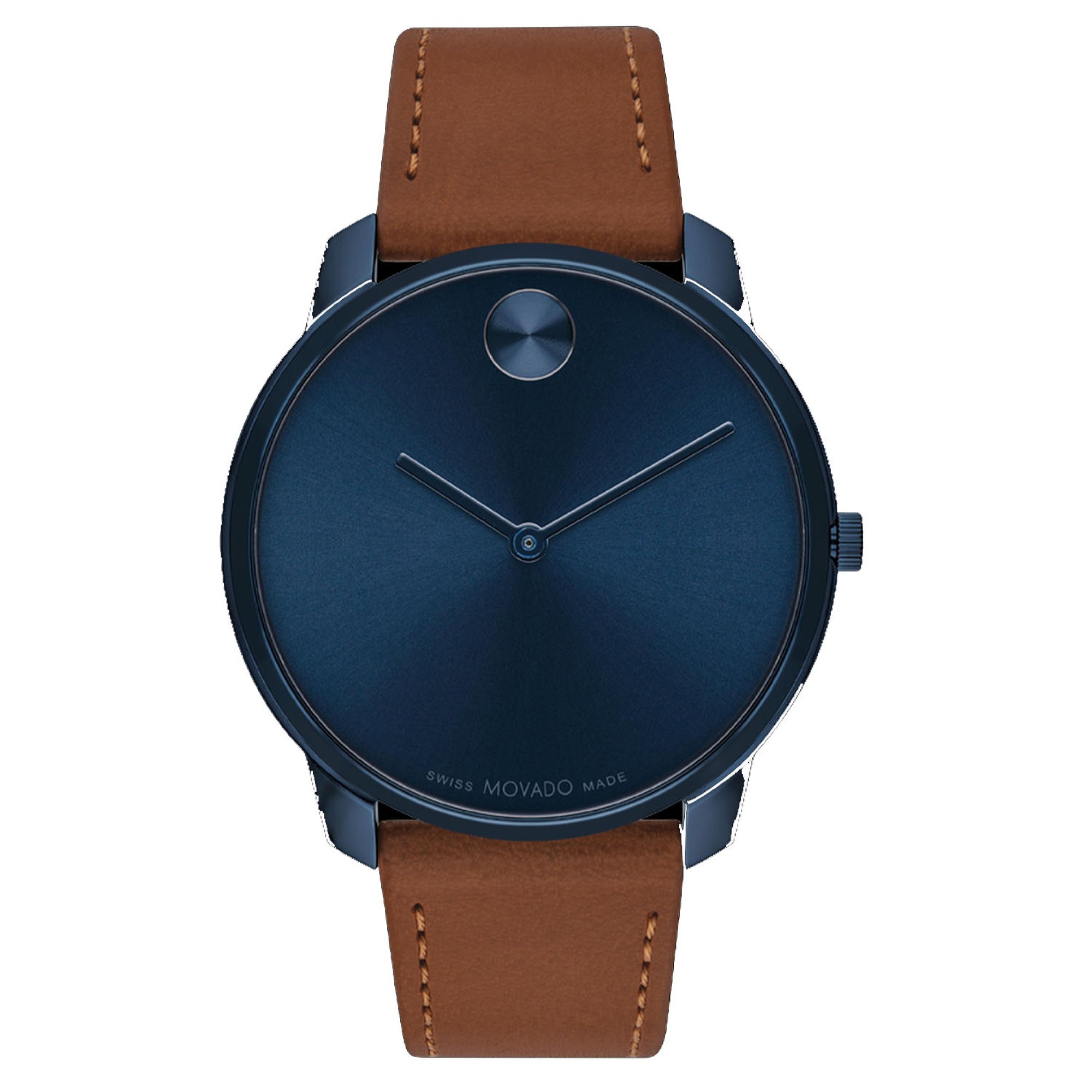 Movado Quartz Bold Thin Blue Dial Men's Watch 3600830