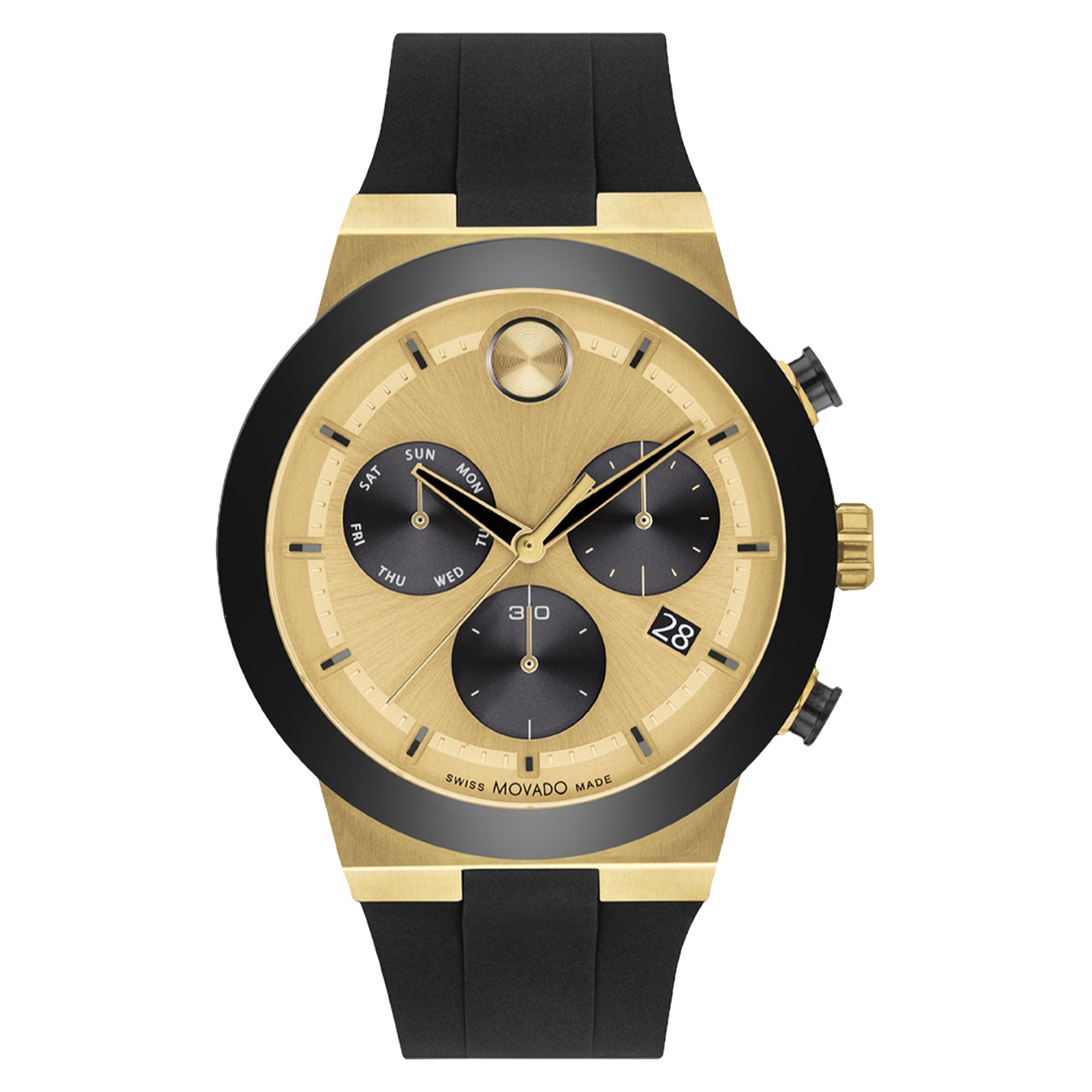 Movado Quartz Bold Gold Dial Men's Watch 3600895