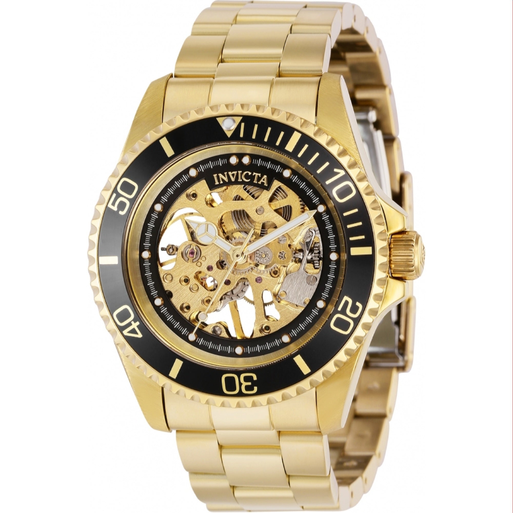 Invicta Mechanical Pro Diver Mechanical Gold-Tone Dial Men's Watch 37880