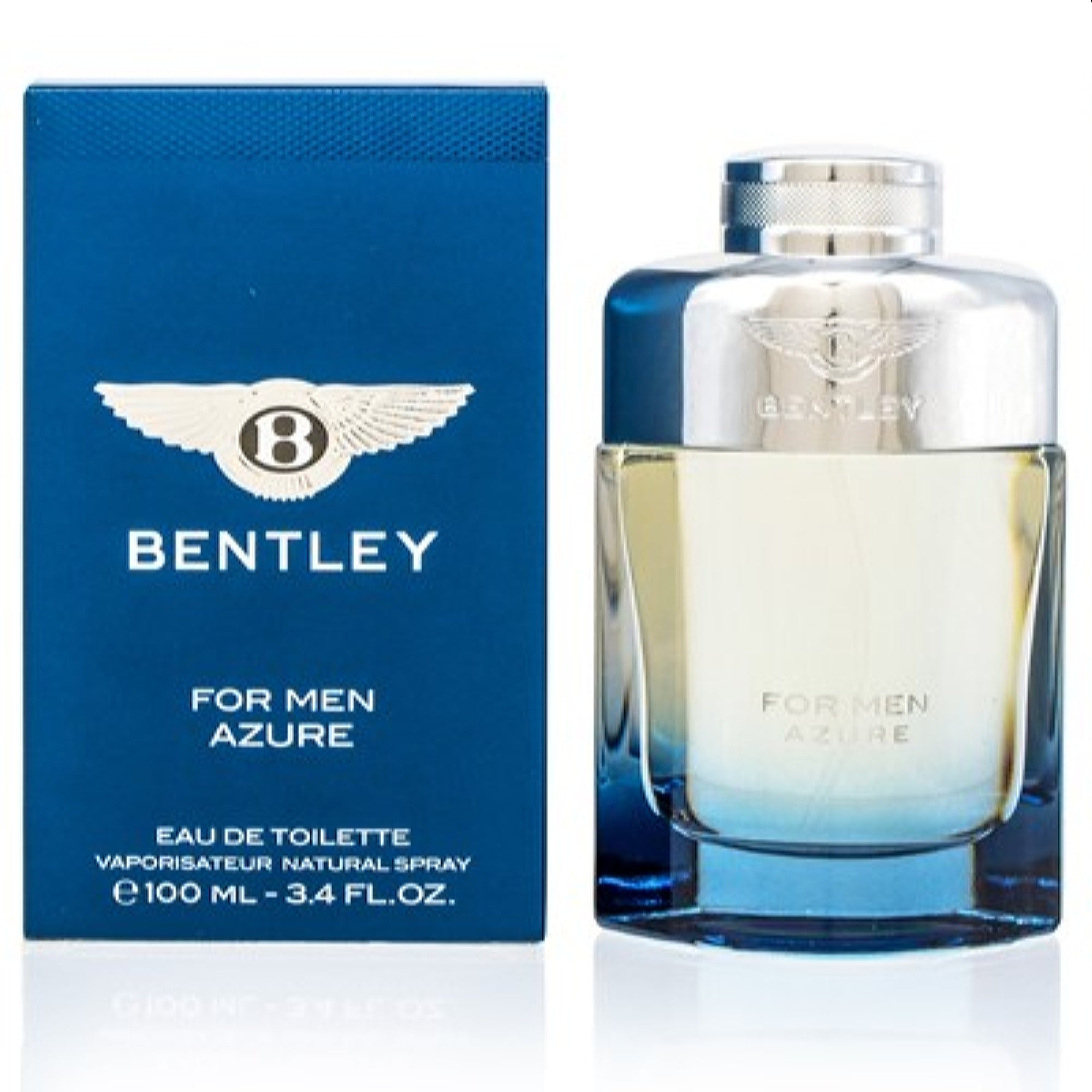 Bentley Fragrances Men's Bentley For Men Azure Bentley Edt Spray 3.4 Oz (100 Ml) 7640111505631