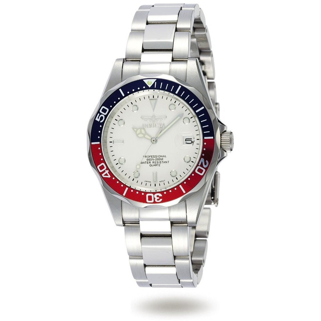 Invicta Pro Diver Quartz White Dial Men's Watch 8933