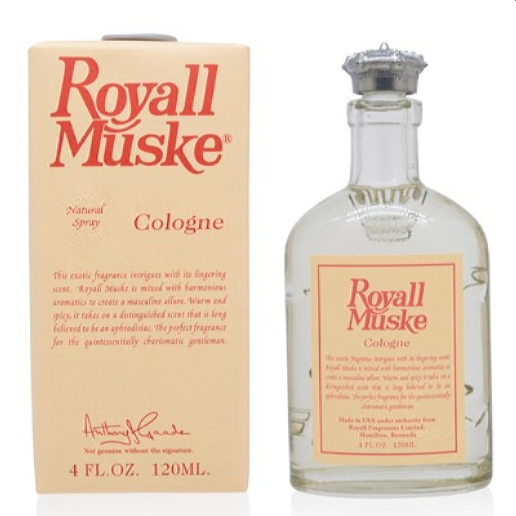 Royall Fragrances Men's Royall Muske Royall Cologne Spray 4.0 Oz (120 Ml) 895670002597