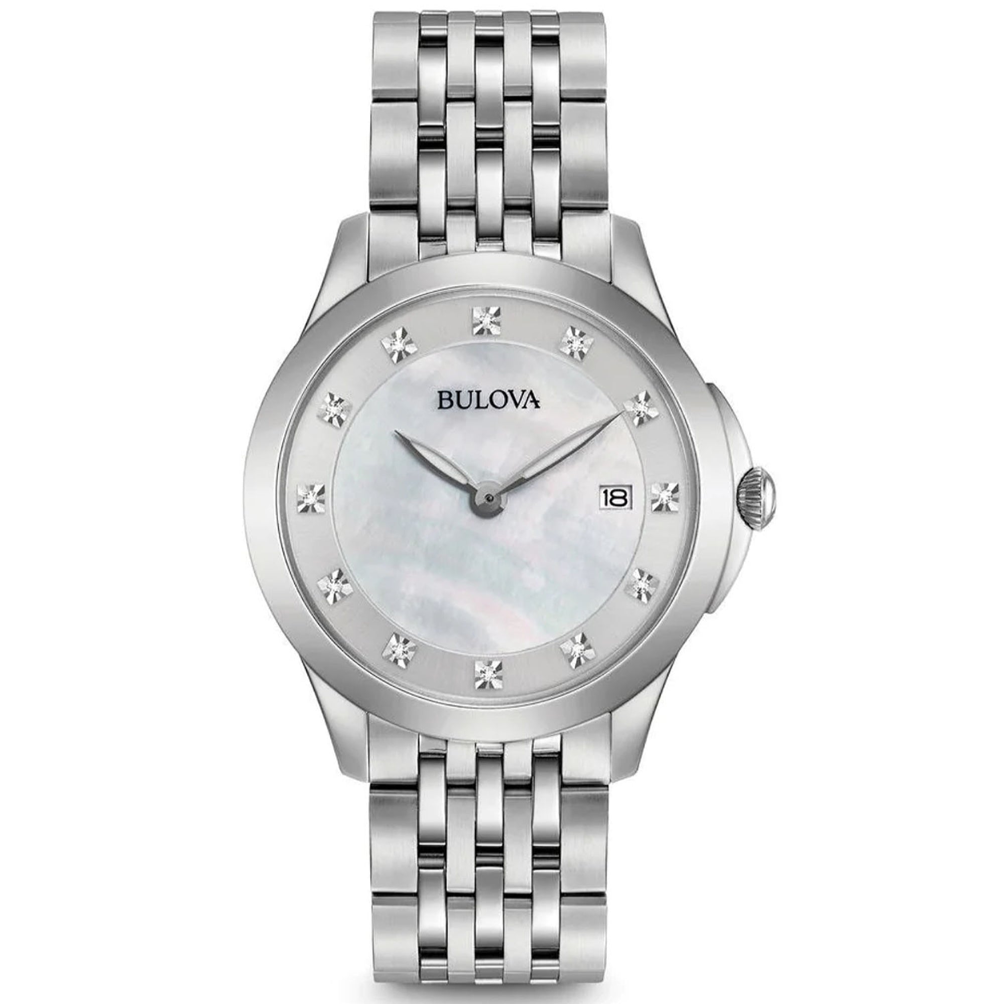 Bulova Quartz Classic Mother of pearl Dial Women's Watch 96P174