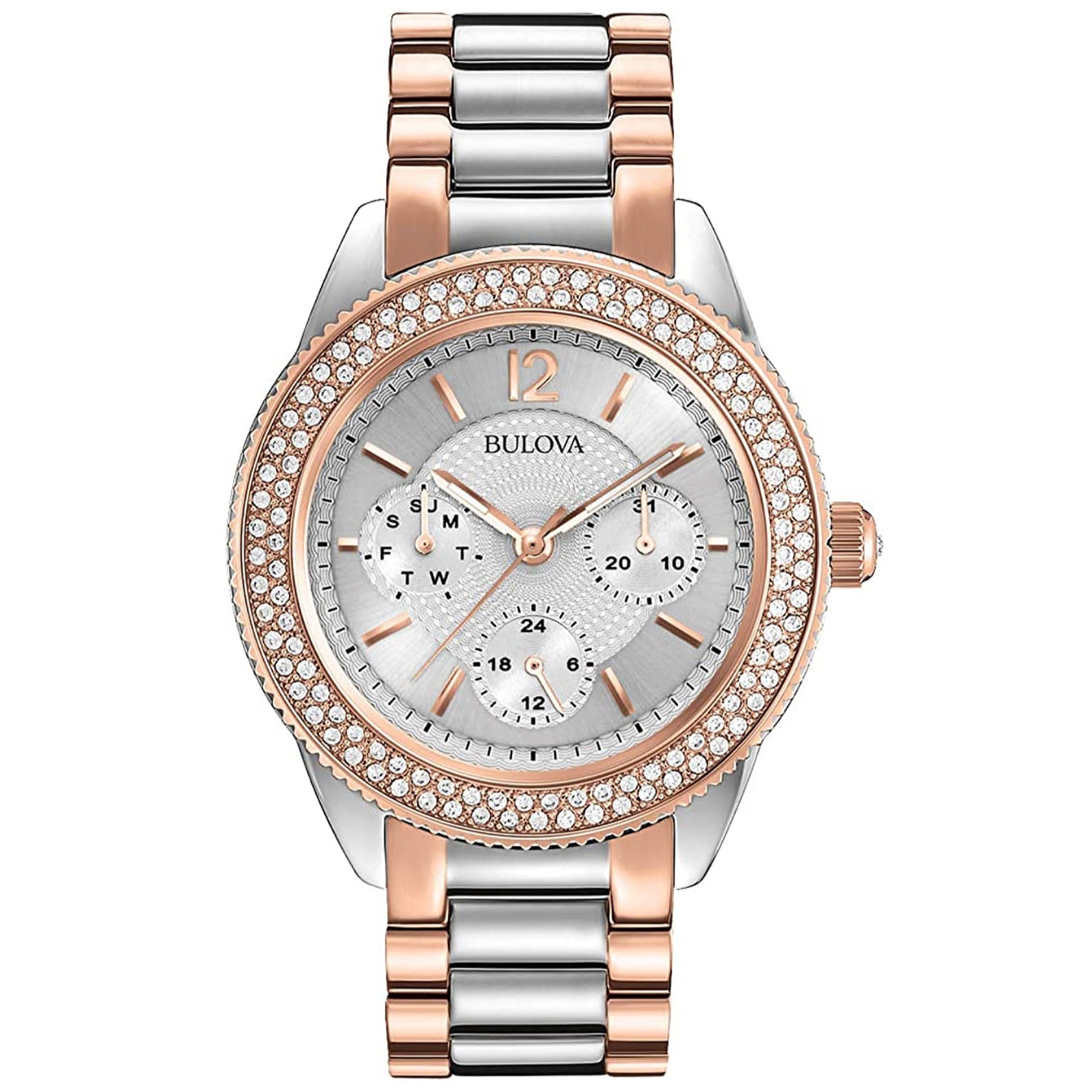 Bulova Quartz Classic Silver Dial Women's Watch 98N100