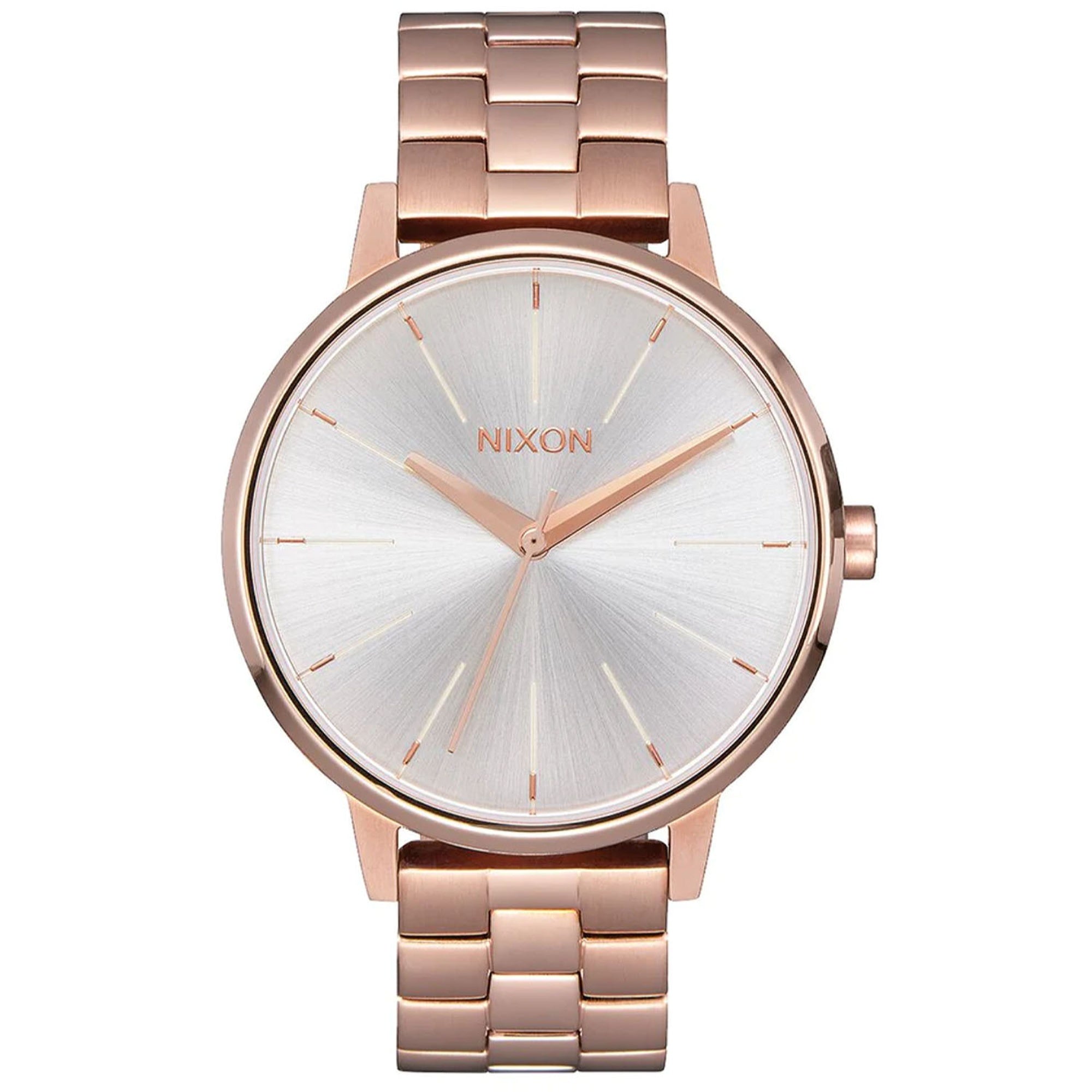 Nixon Quartz Time Teller Silver Dial Men's Watch A099-1045
