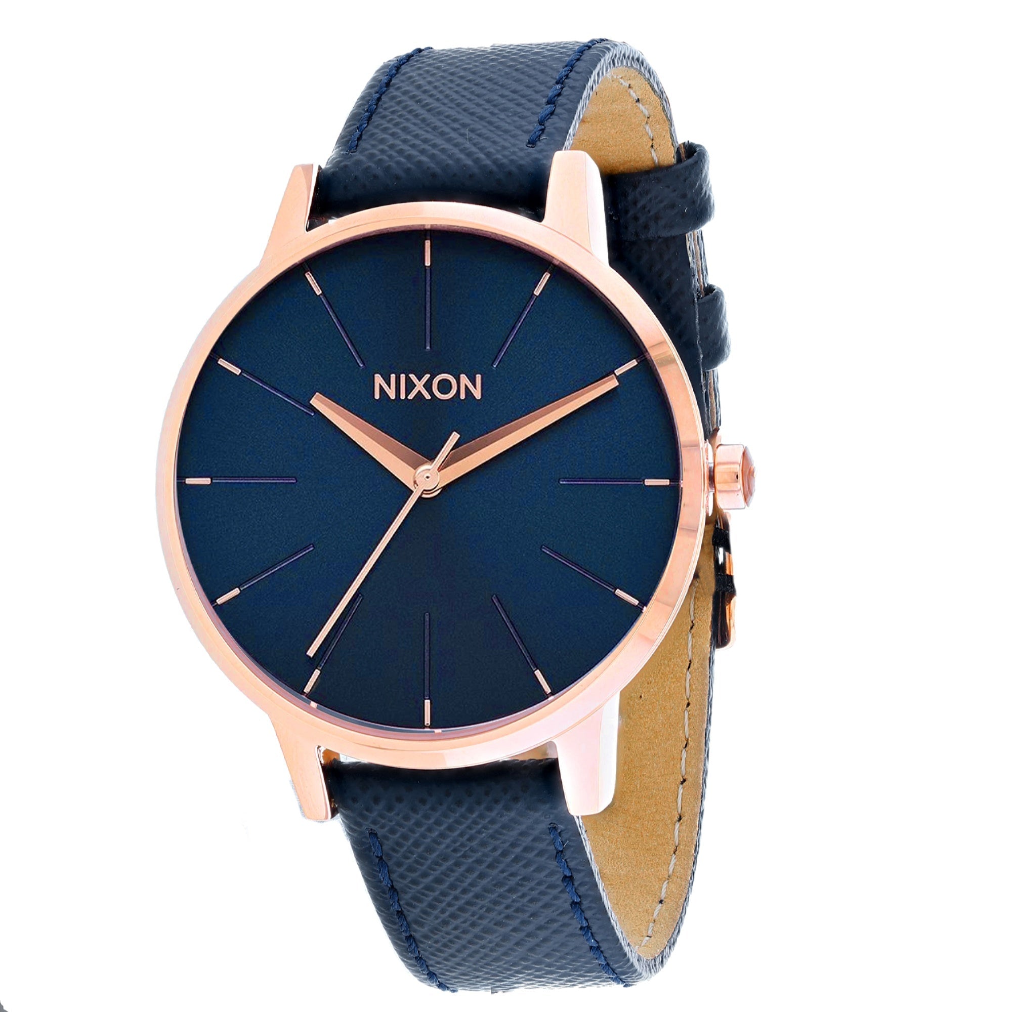 Nixon Quartz Kensington Leather Blue Dial Women's Watch A108-2195