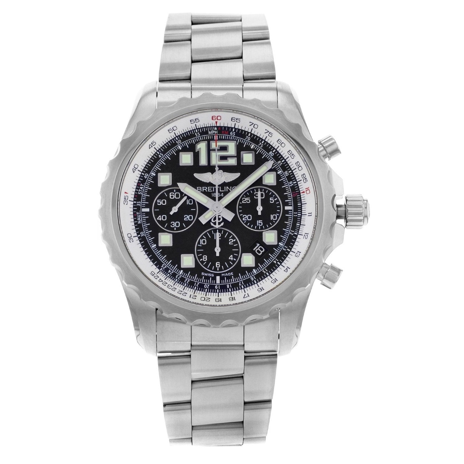 Breitling Professional Automatic Chronograph Black Dial Men's Watch A2336035-BA68-167A