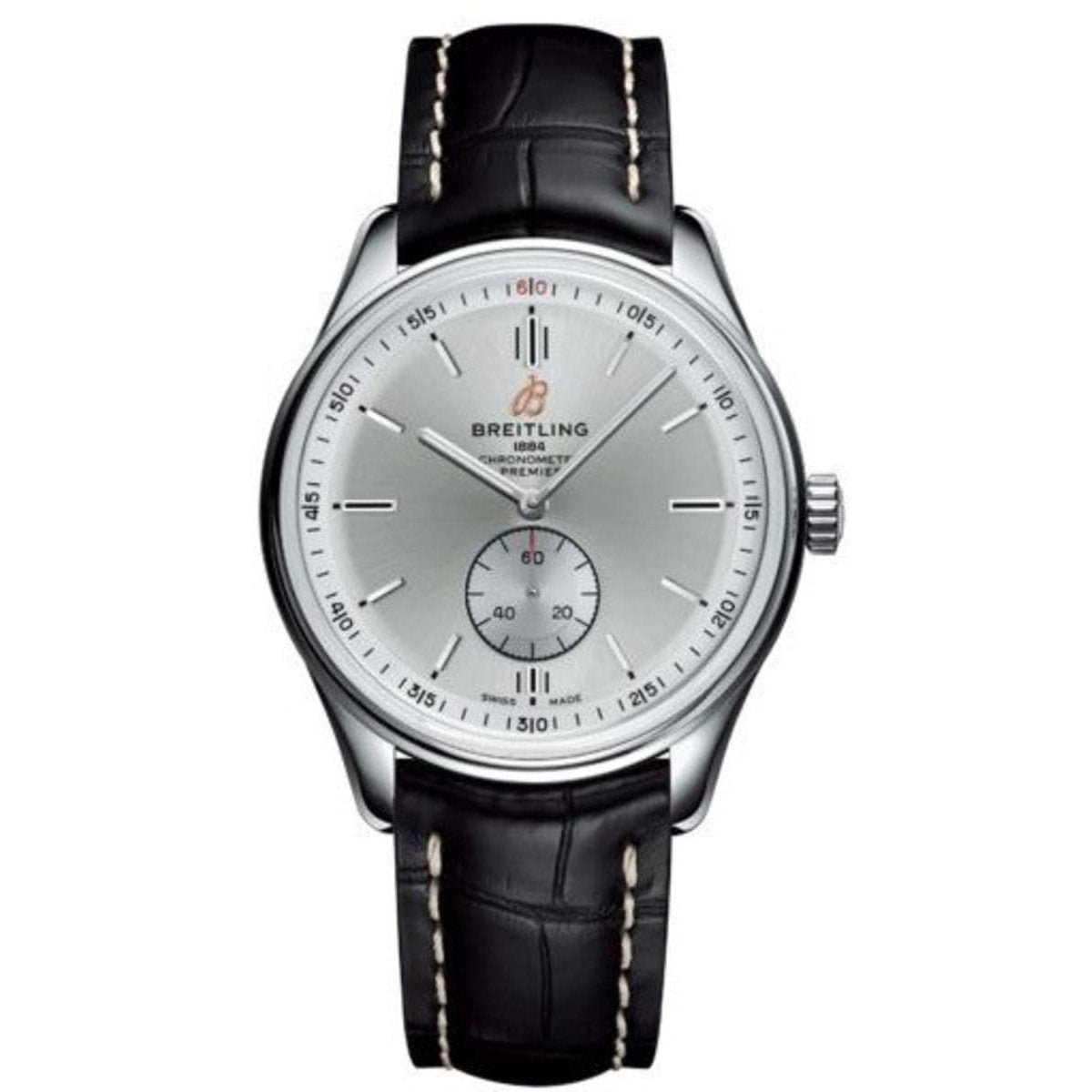 Breitling Premier Automatic Silver Dial Men's Watch A3734035-G845-1020P