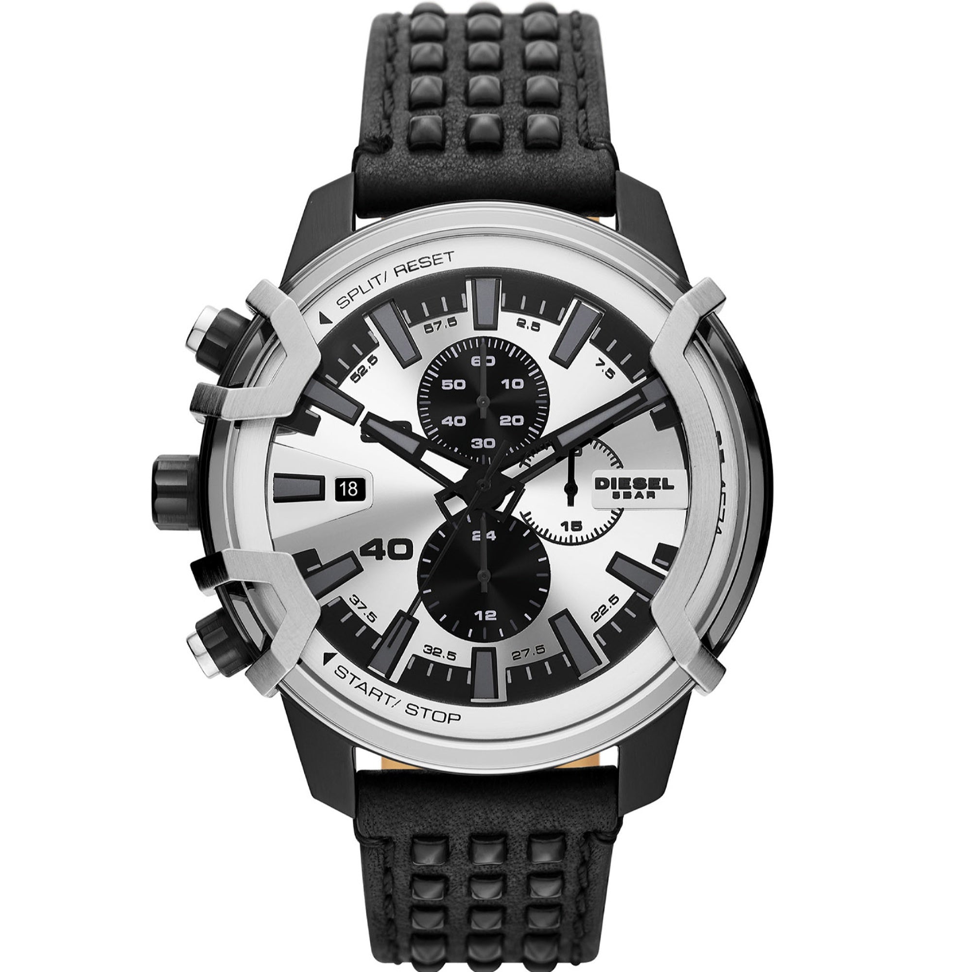 Diesel Quartz Griffed White Dial Men's Watch DZ4571