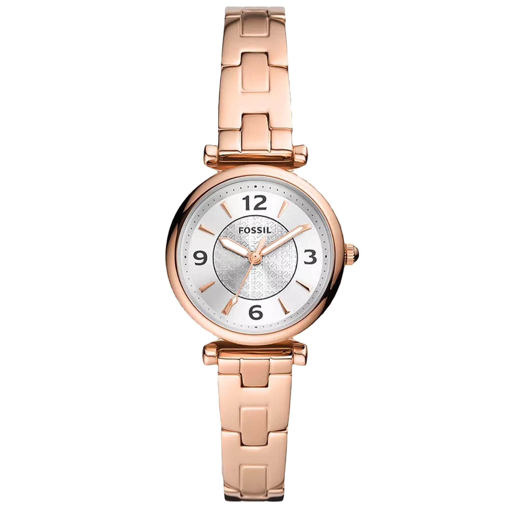 Fossil  Quartz Carlie Silver Dial Women's Watch ES5202