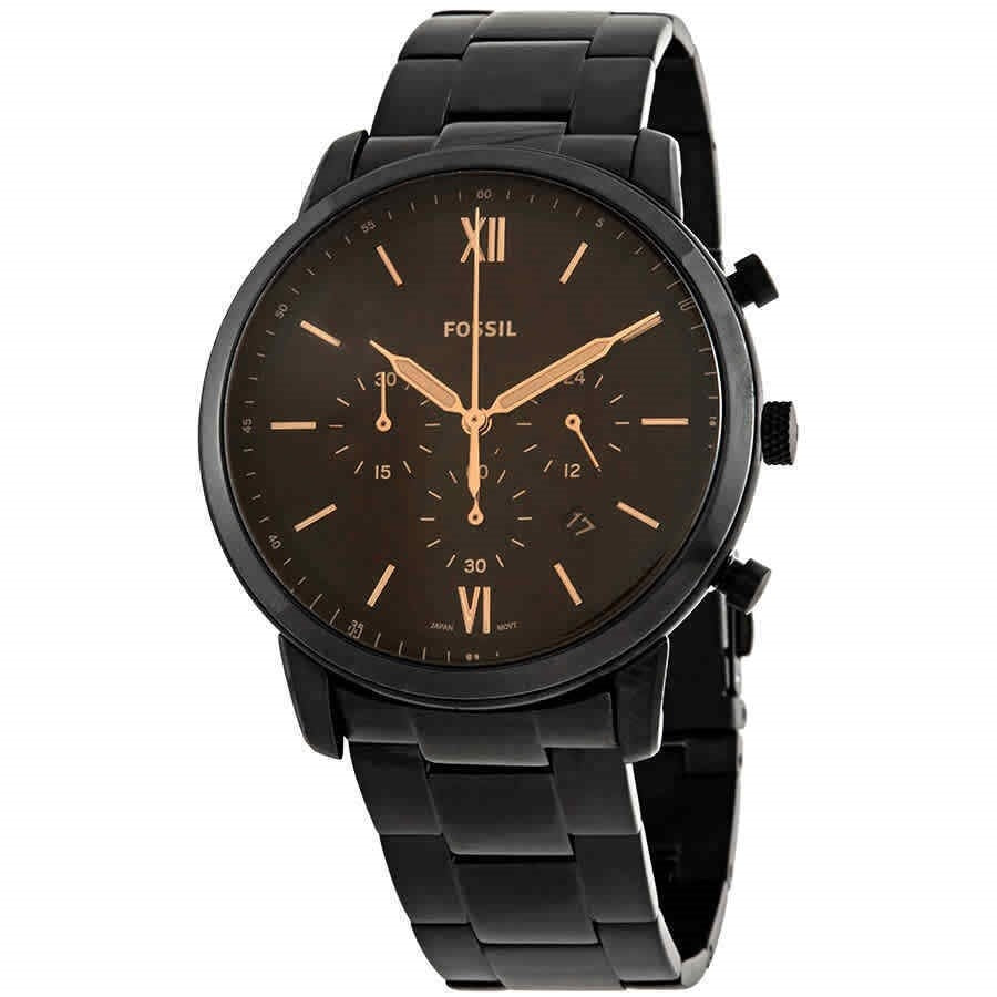 Fossil Neutra Quartz Chronograph black Dial Men's Watch FS5525