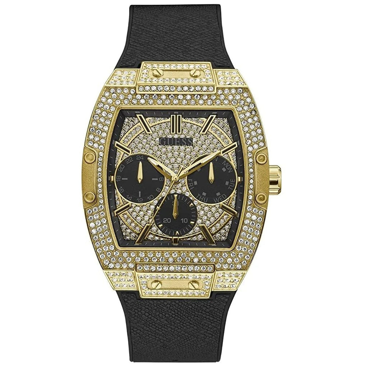 Guess Quartz Classic Black Dial Men's Watch GW0048G2