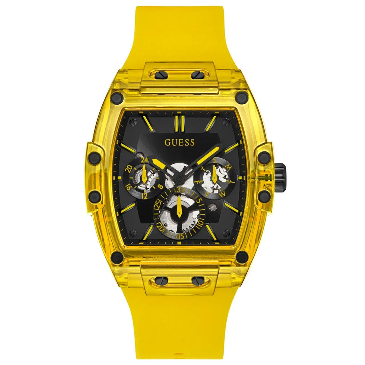 Guess Quartz Classic Black Dial Men's Watch GW0203G6