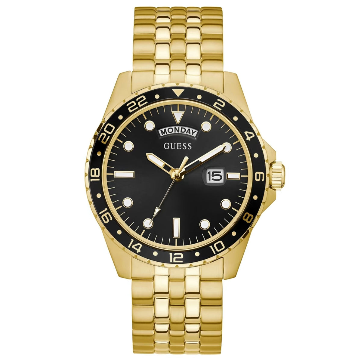 Guess Quartz Classic Black Dial Men's Watch GW0220G4