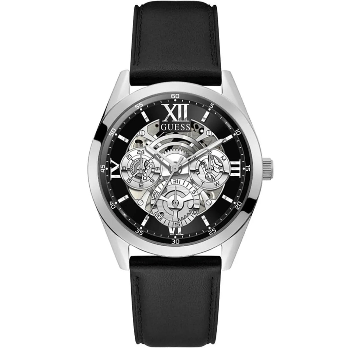 Guess Quartz Classic Silver Dial Men's Watch GW0389G1