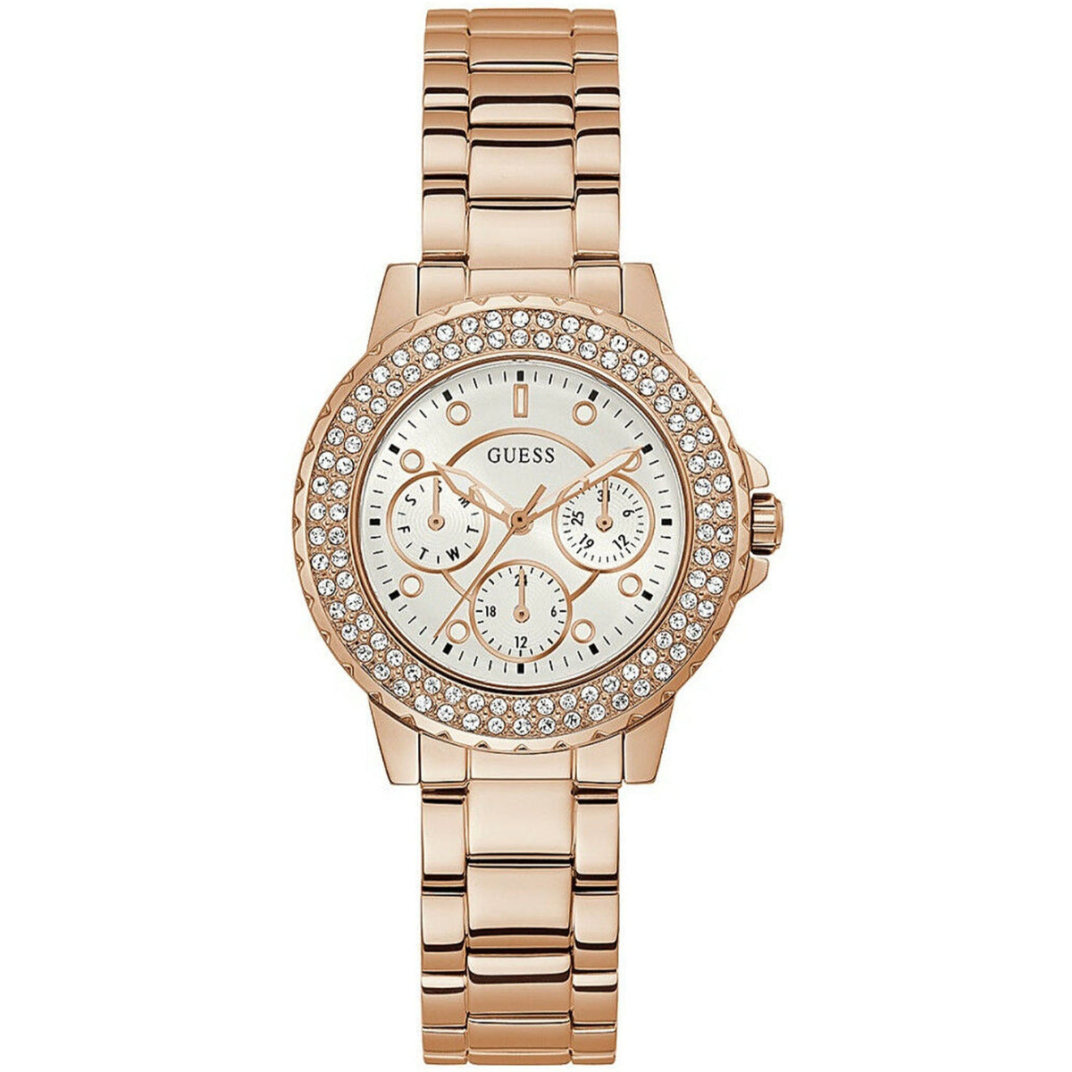 Guess Quartz Classic White Dial Women's Watch GW0410L3
