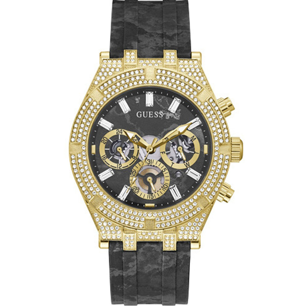 Guess Quartz Classic Black Dial Men's Watch GW0418G2