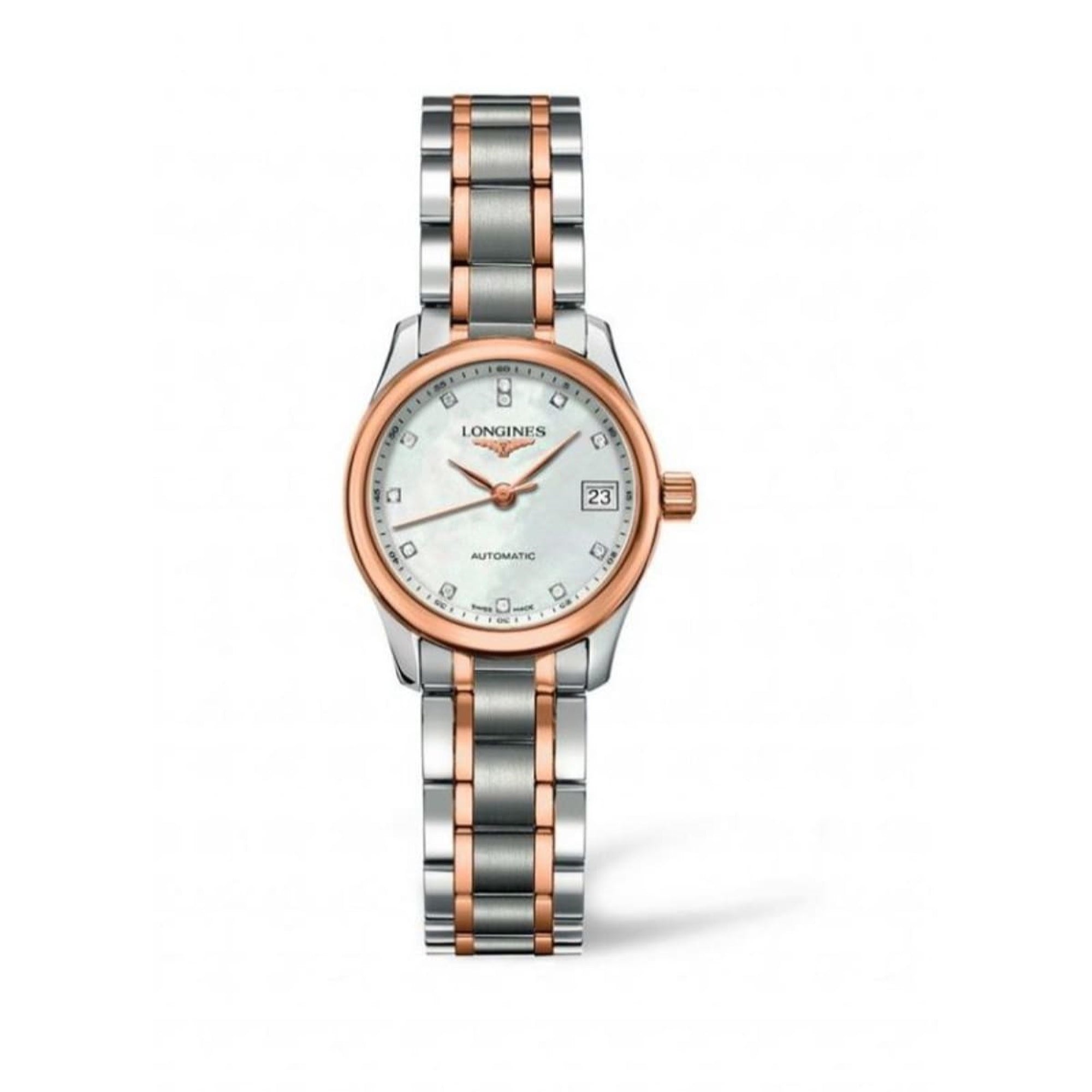 Longines Master Collection Automatic Mother of Pearl Dial Women's Watch L2.128.5.89.7