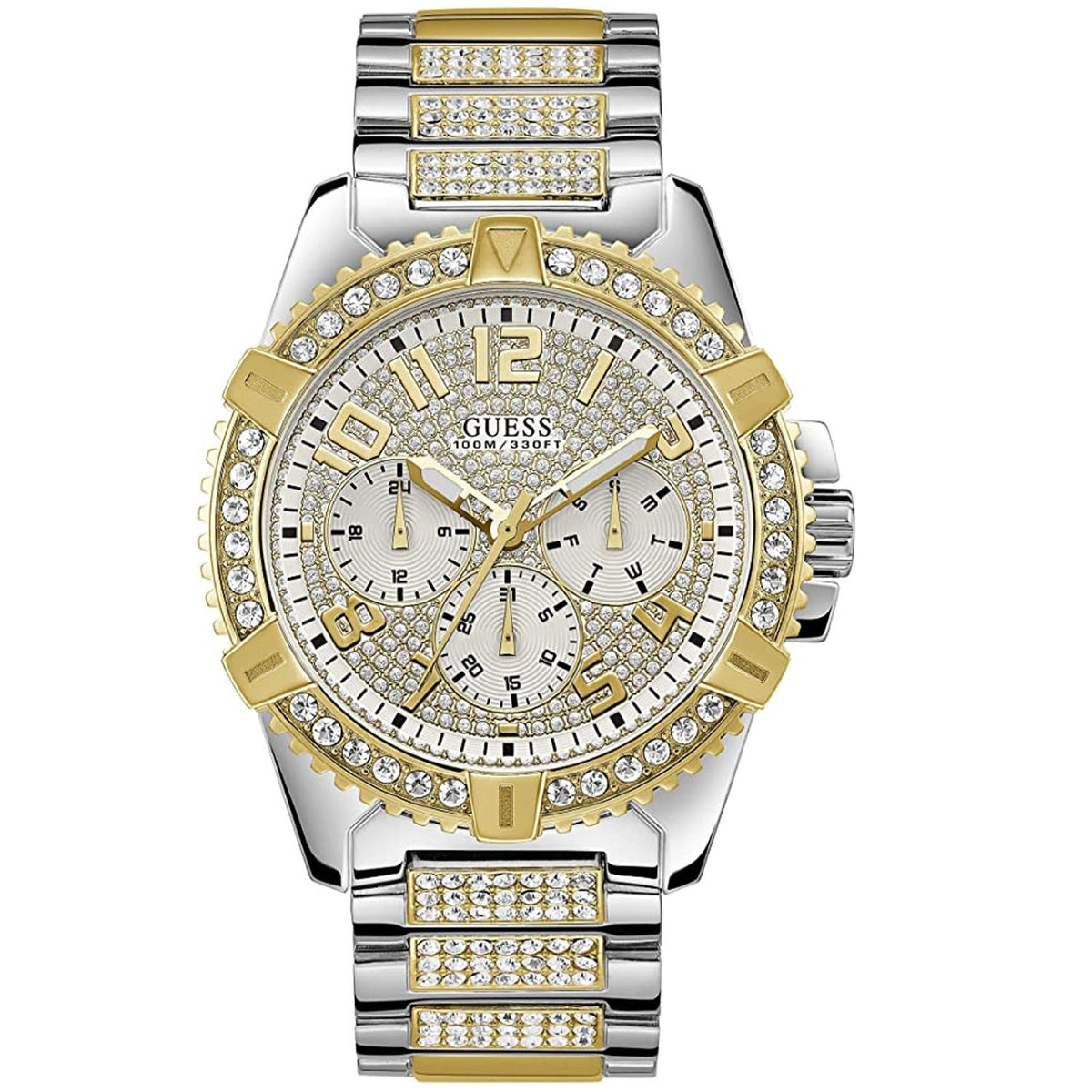 Guess Quartz Classic Gold Dial Men's Watch U0799G4