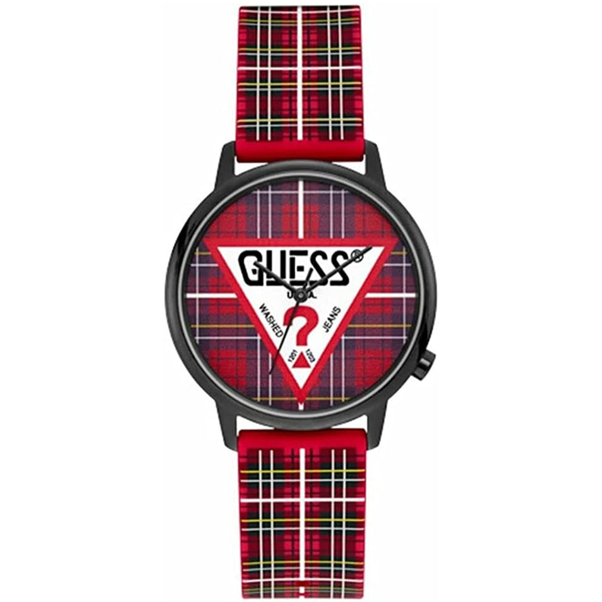 Guess Quartz Classic Red Dial Women's Watch V1029M2