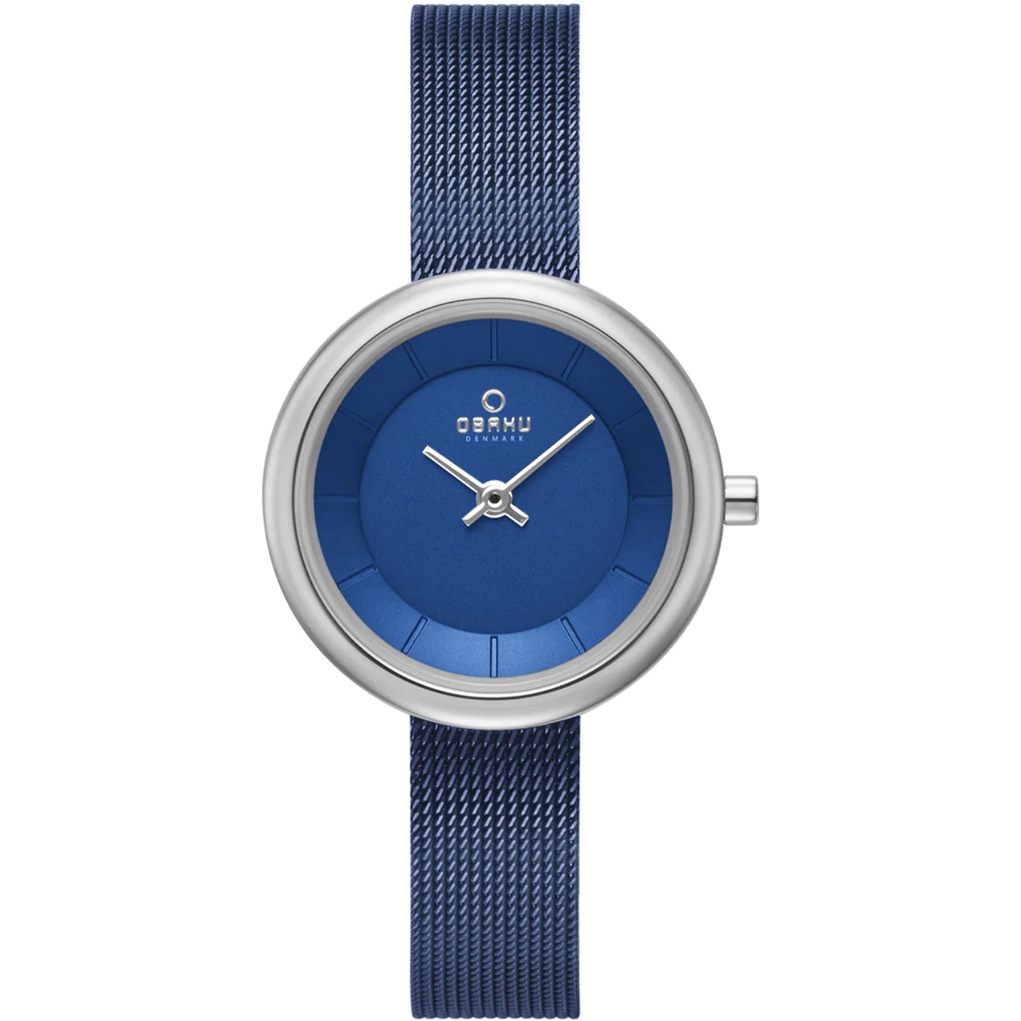 Obaku Quartz Stille Arctic Blue Dial Women's Watch V146LXCLML
