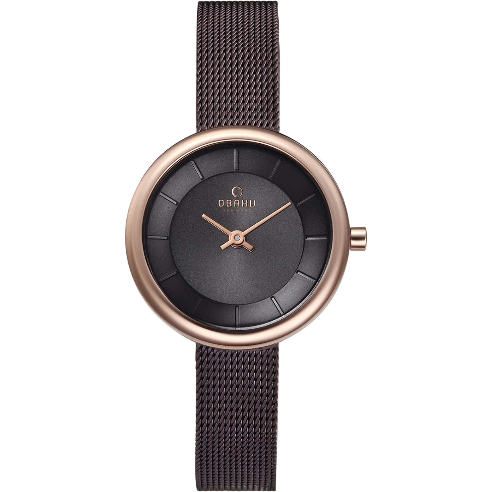 Obaku Quartz Classic Black Dial Women's Watch V146LXVNMN