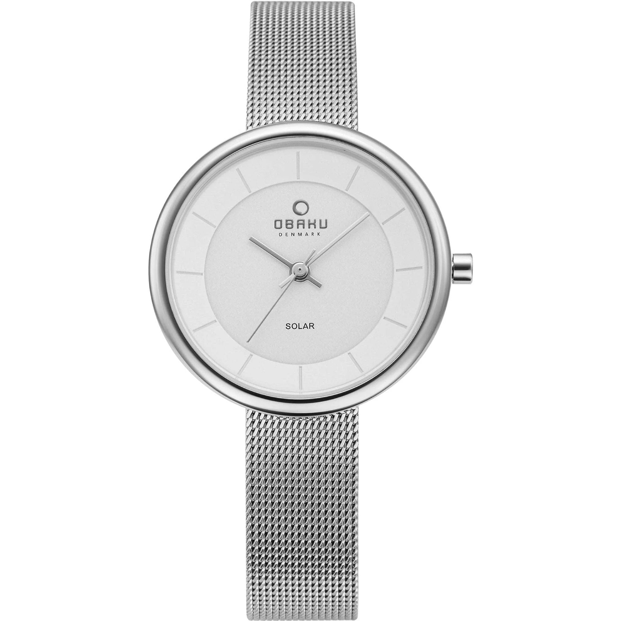Obaku Quartz Lys White Dial Women's Watch V206LRCWMC