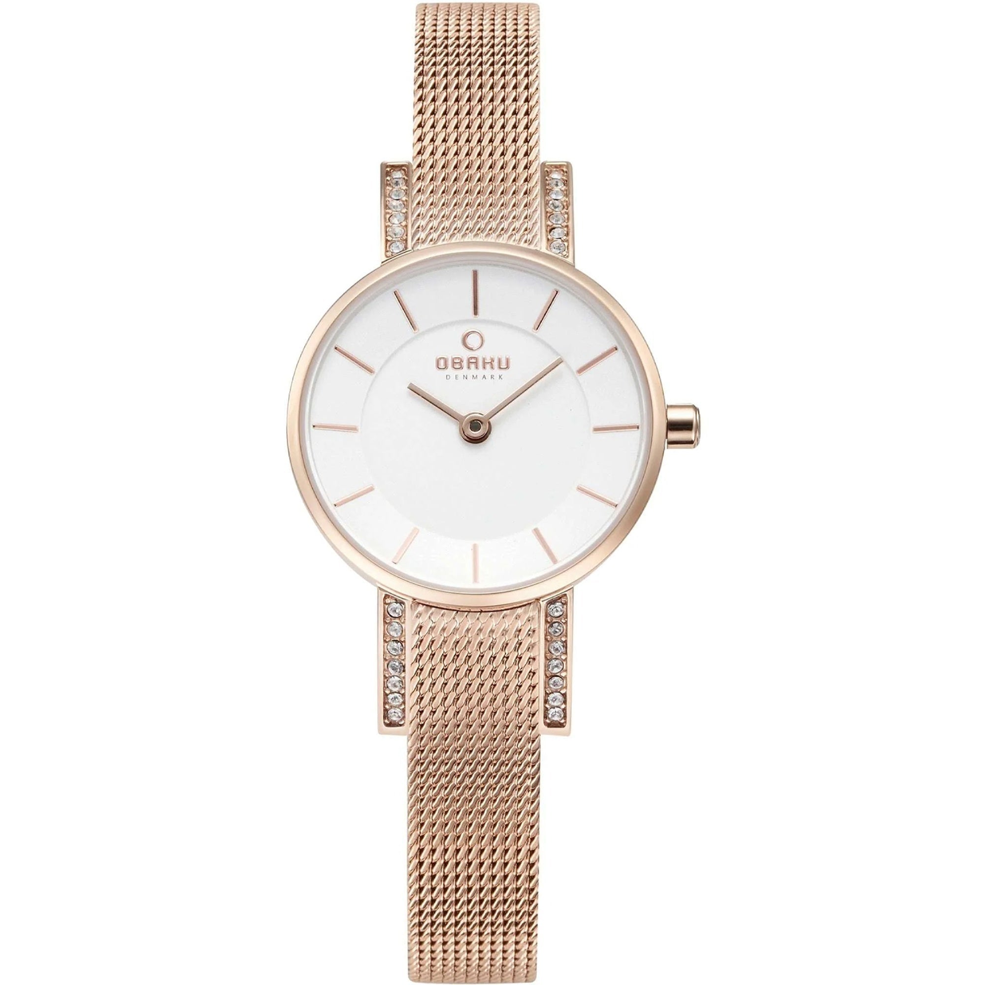 Obaku Quartz Lykke White Dial Women's Watch V207LEVIMV
