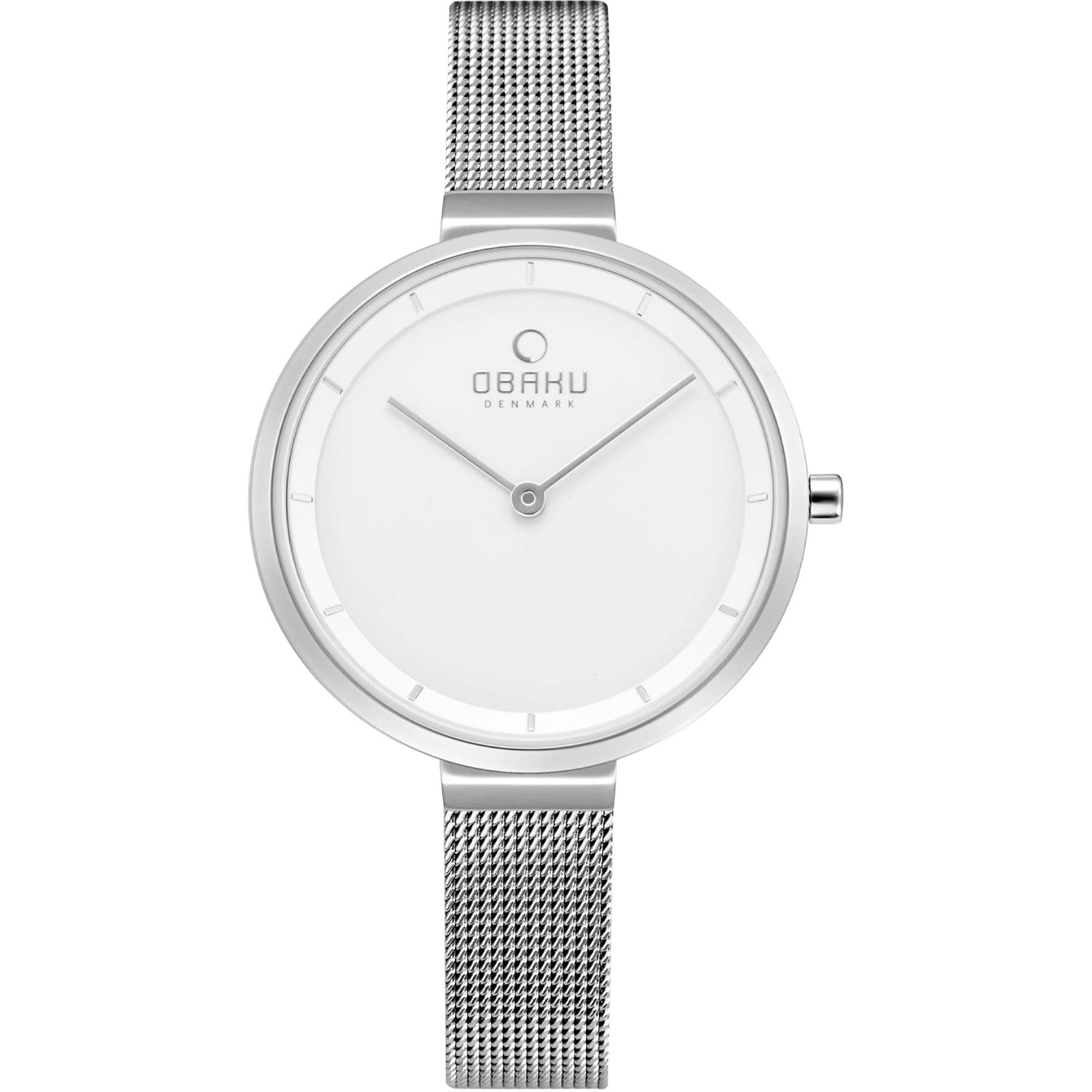 Obaku Quartz Classic White Dial Women's Watch V225LXCIMC