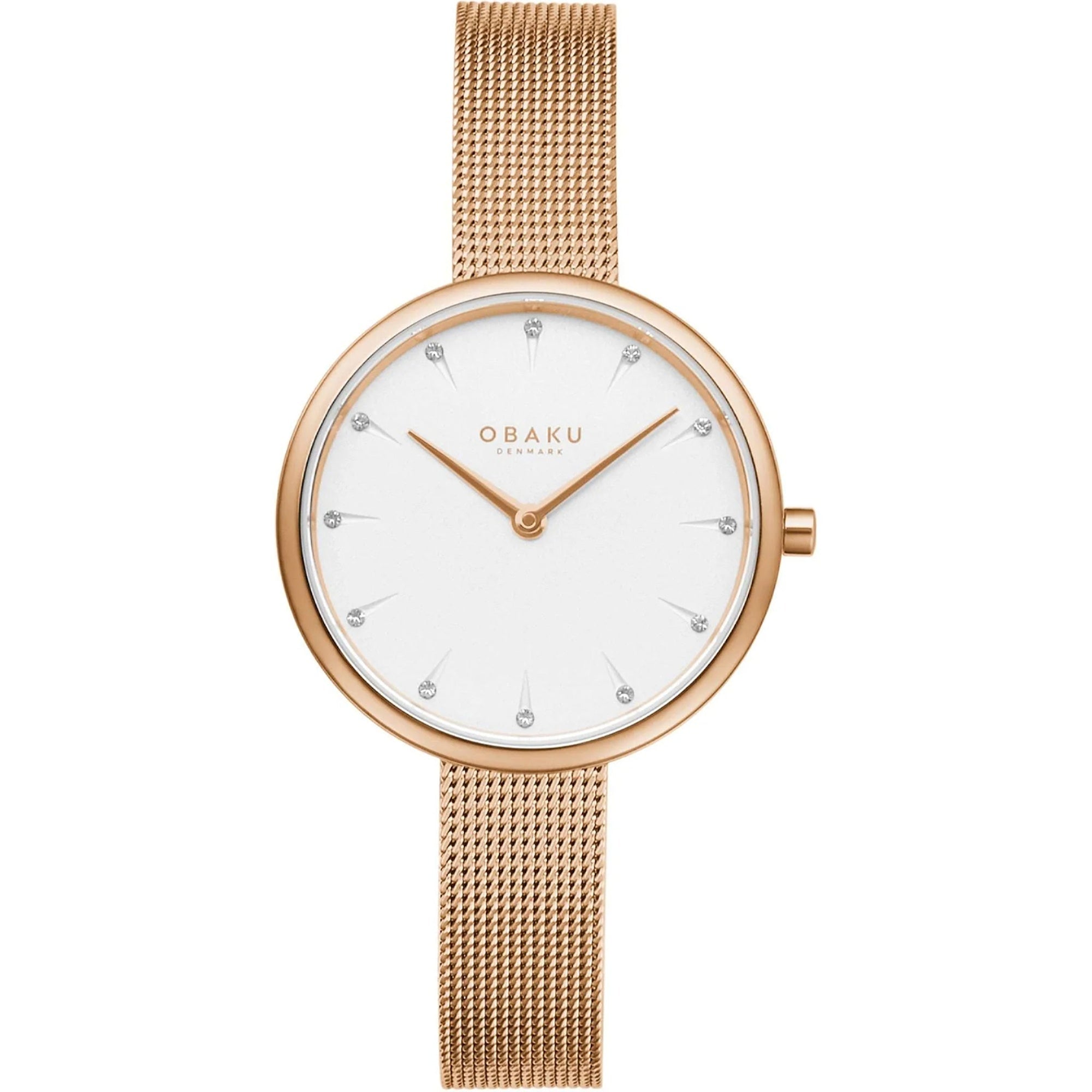 Obaku Quartz Classic White Dial Women's Watch V233LXVIMV