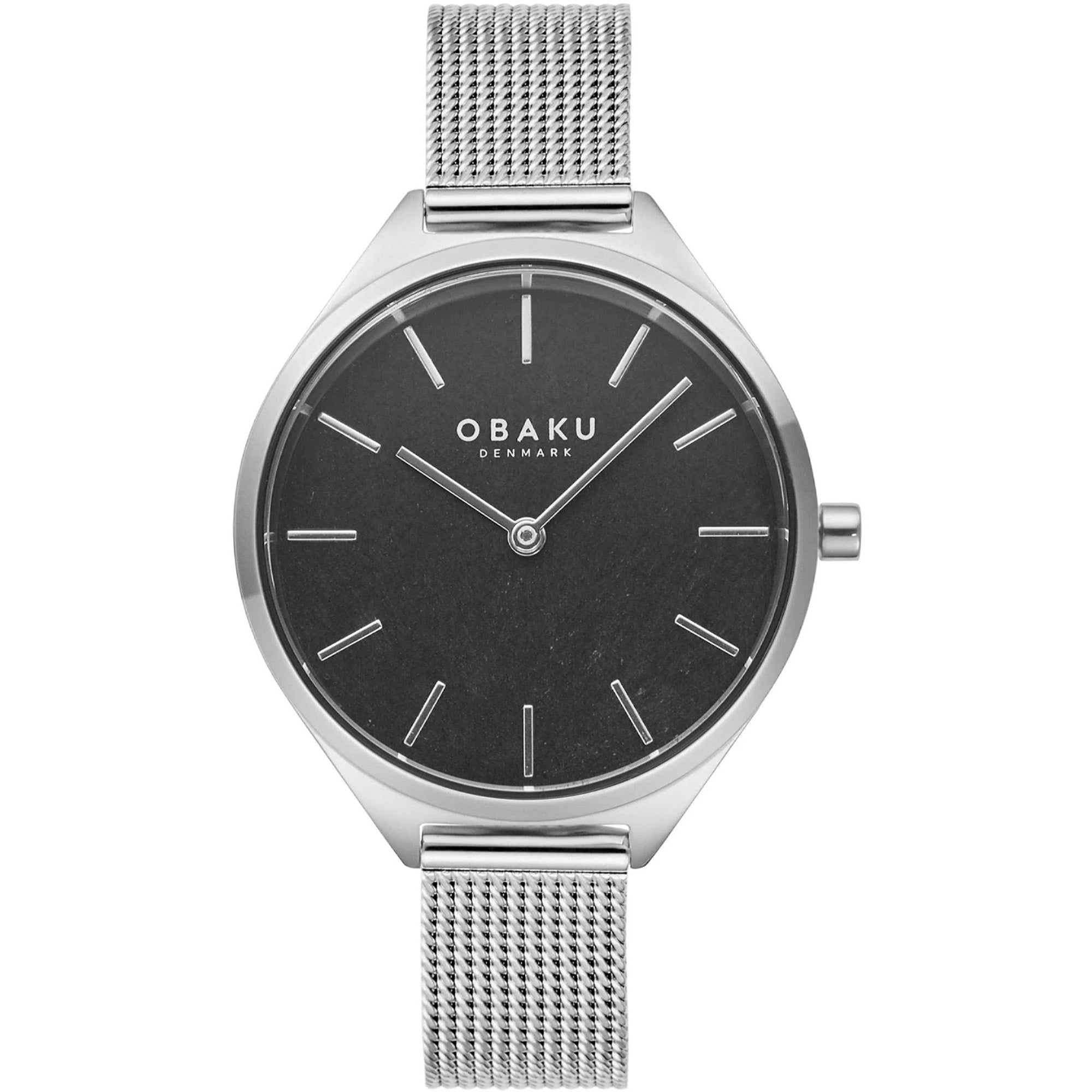 Obaku Quartz Kaffe Black Dial Women's Watch V257LHCNMC