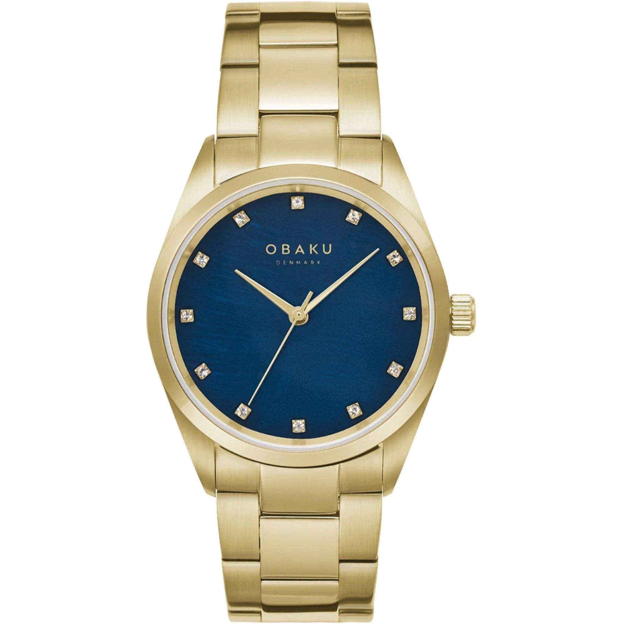 Obaku Quartz Chili Beryl Blue Dial Women's Watch V263LXGLSG