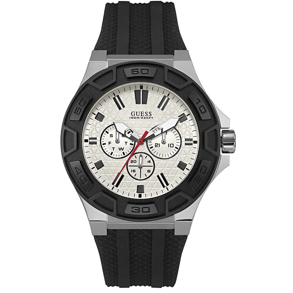 Guess Quartz Force White Dial Men's Watch W0674G3