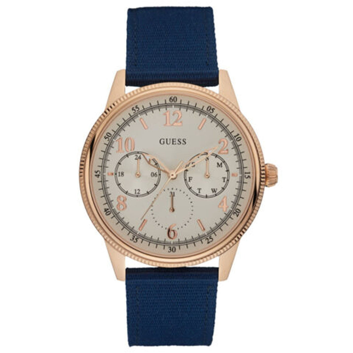 Guess Quartz Aviator White Dial Men's Watch W0863G4