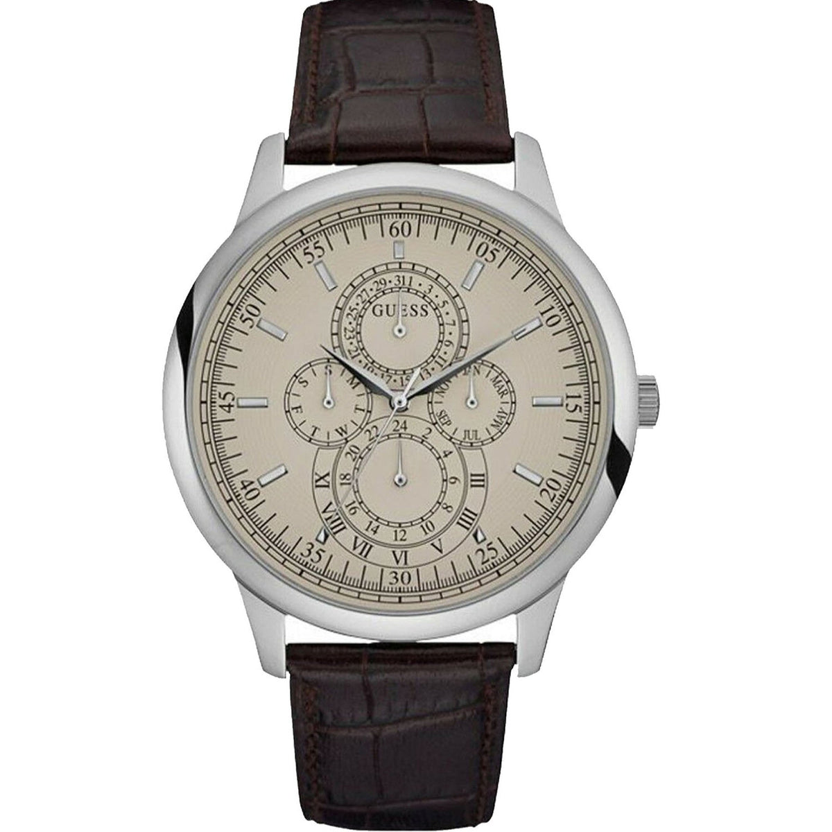 Guess Quartz Classic Grey Dial Men's Watch W0920G2