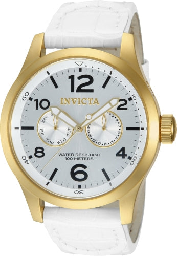 Invicta Quartz Specialty White Dial Men's Watch 12174
