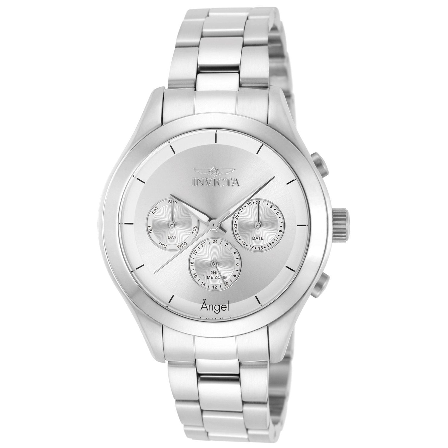 Invicta Quartz Angel Silver Dial Women's Watch 12465