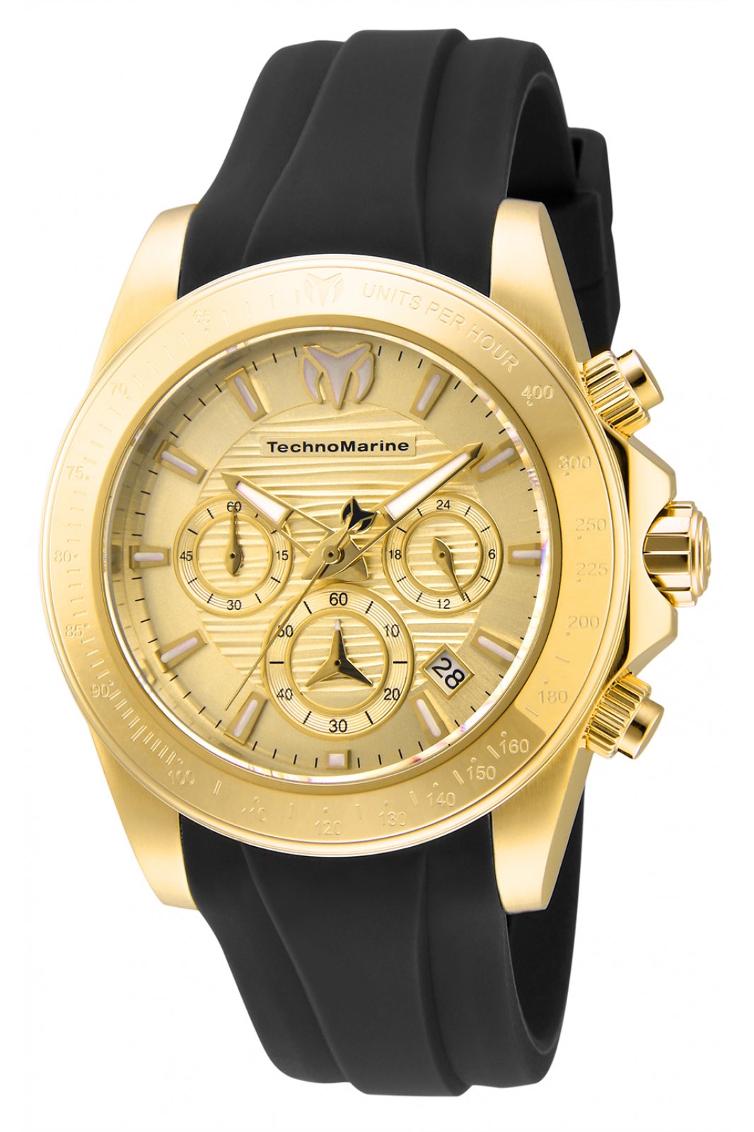 TechnoMarine Quartz Manta Gold Dial Men's Watch TM-219034