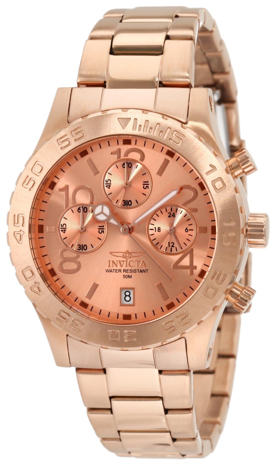 Invicta Quartz Specialty Rose Gold Dial Men's Watch 1271
