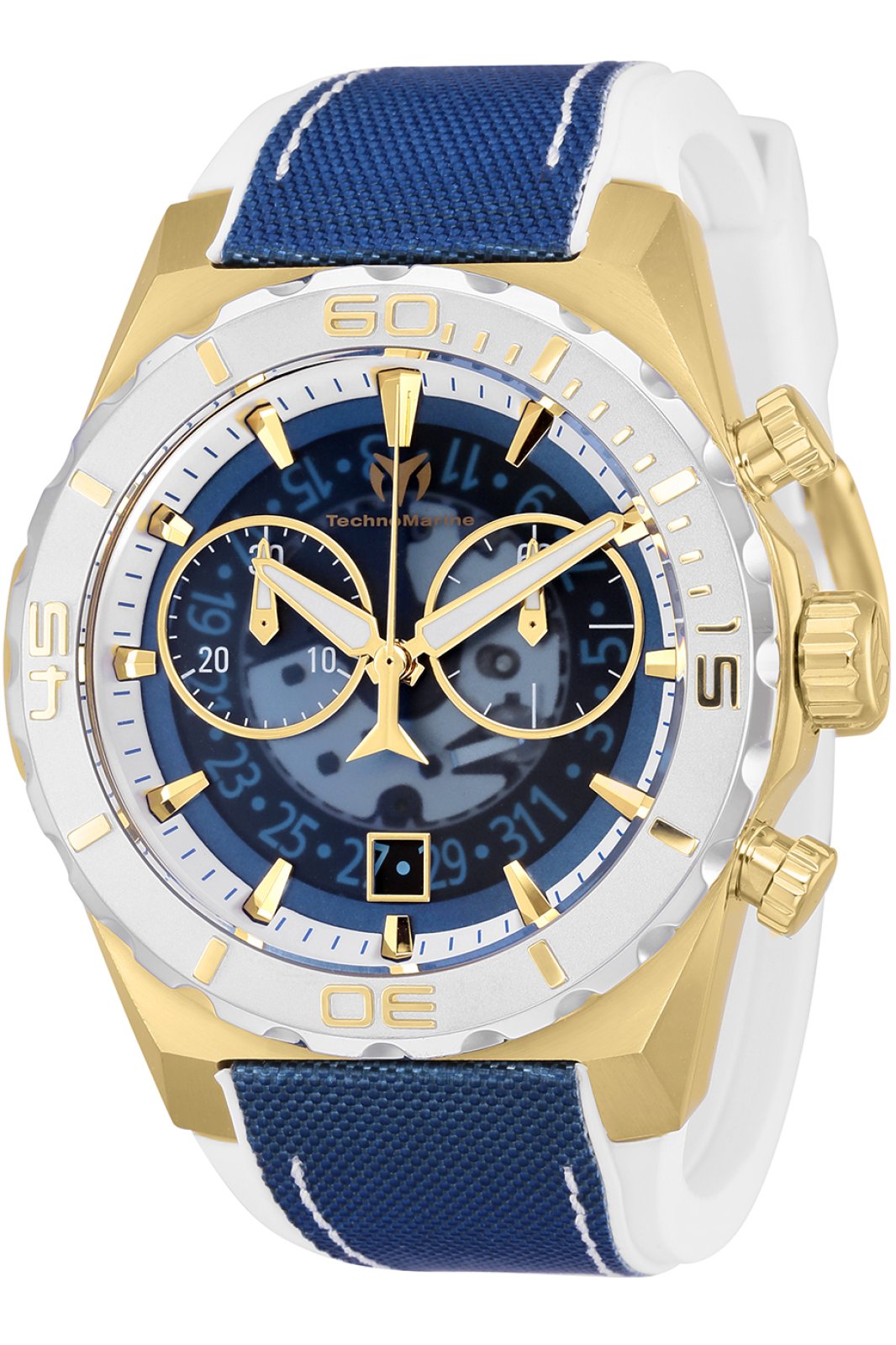 TechnoMarine Quartz Reef Gold Dial Men's Watch TM-519007