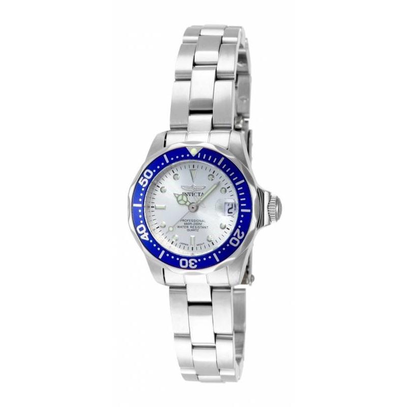 Invicta Quartz Pro Diver Silver Dial Women's Watch 14125