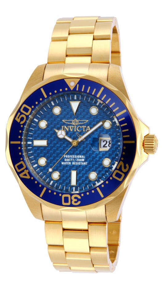Invicta Quartz Pro Diver Blue Dial Men's Watch 14357