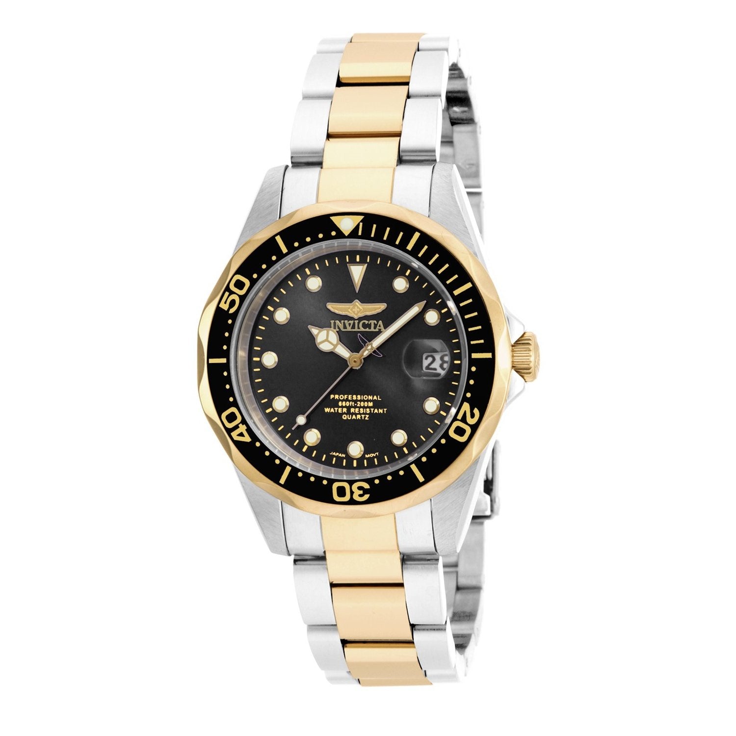 Invicta Quartz Pro Diver Black Dial Men's Watch 17049
