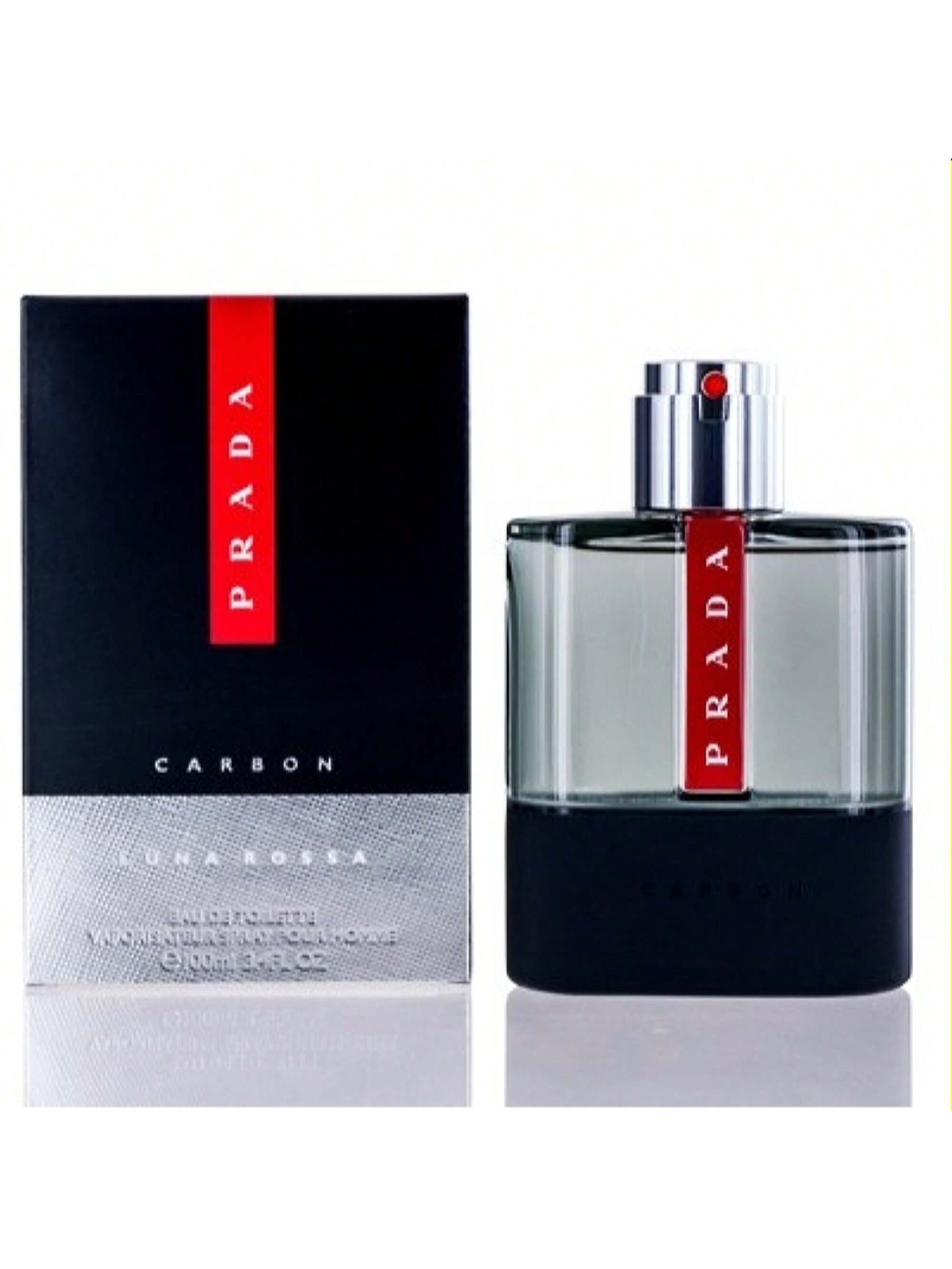 Prada Luna Rossa Carbon by Prada EDT Spray 3.4 Oz - Men 8435137759781