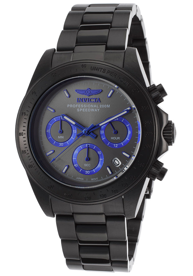 Invicta Quartz Speedway Charcoal Dial Men's Watch 17313