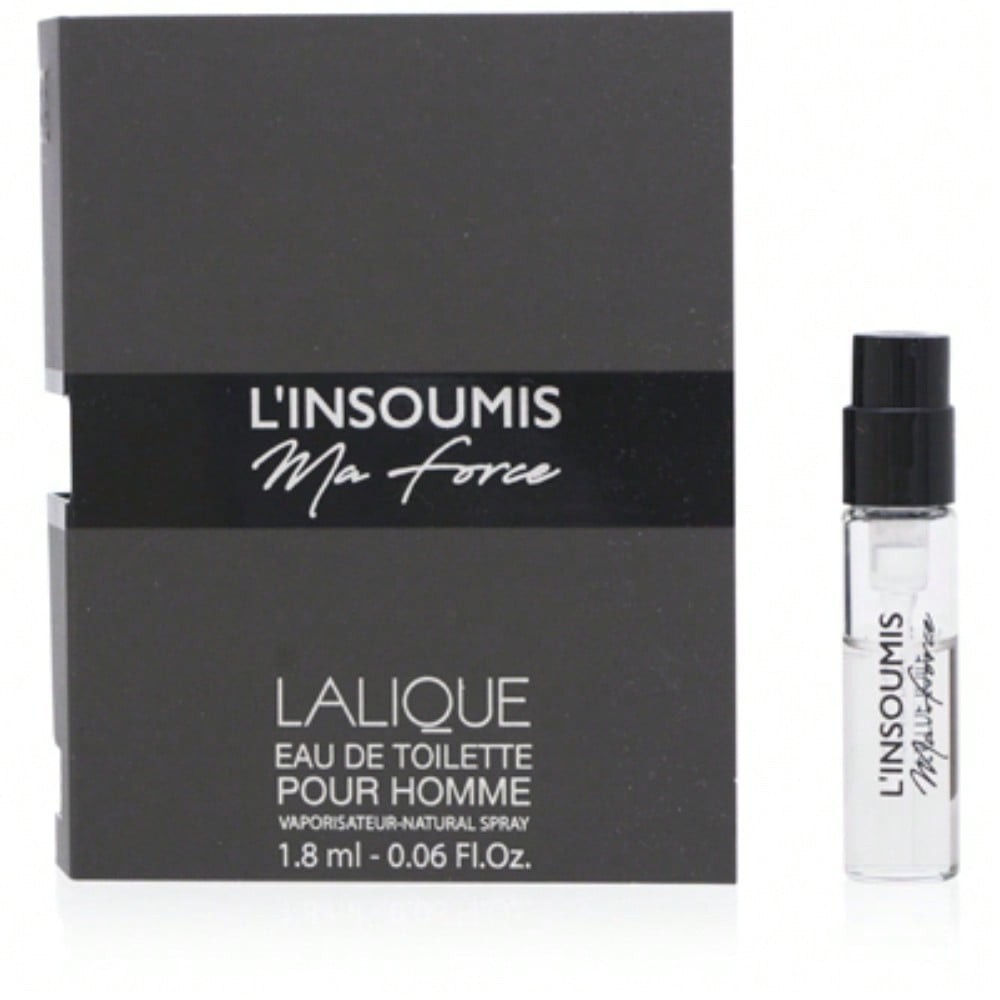L'Insoumis Ma Force by Lalique EDT Spray 0.06 Oz - Men 7640171199801